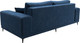 Миниатюра изображения товара Диван Лига Диванов Льюес / 126690 (велюр Brut 11 синий)