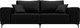 Миниатюра изображения товара Диван Лига Диванов Льюес / 126695 (экокожа Grifon 18 черный)