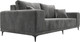 Миниатюра изображения товара Диван Лига Диванов Льюес / 126700 (велюр Tower 10 серый)