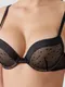 Миниатюра изображения товара Бюстгальтер Mark Formelle 512450 (р.75B, черный в сердечки)