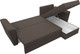 Миниатюра изображения товара Диван угловой Лига Диванов Амстердам Лайт правый / 121168 (рогожка амур коричневый)