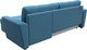 Миниатюра изображения товара Диван угловой Лига Диванов Амстердам Лайт правый / 121170 (рогожка амур голубой)