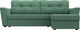 Миниатюра изображения товара Диван угловой Лига Диванов Амстердам Лайт правый / 121171 (рогожка амур зеленый)
