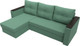 Миниатюра изображения товара Диван угловой Лига Диванов Атланта без стола левый / 126165L (рогожка амур зеленый)