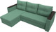 Миниатюра изображения товара Диван угловой Лига Диванов Атланта без стола левый / 126165L (рогожка амур зеленый)