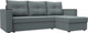 Миниатюра изображения товара Диван угловой Лига Диванов Атланта без стола правый / 126167 (рогожка амур серый)