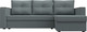 Миниатюра изображения товара Диван угловой Лига Диванов Атланта без стола правый / 126167 (рогожка амур серый)