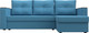 Миниатюра изображения товара Диван угловой Лига Диванов Атланта без стола правый / 126168 (рогожка амур голубой)