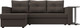 Миниатюра изображения товара Диван угловой Лига Диванов Атланта со столом левый / 121163L (рогожка амур коричневый)