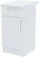Миниатюра изображения товара Шкаф-стол кухонный Горизонт Мебель Настя 400 с ящиком (белый)