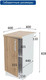 Миниатюра изображения товара Шкаф-стол кухонный Горизонт Мебель Настя 400 (дуб вотан)
