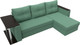 Миниатюра изображения товара Диван угловой Лига Диванов Атланта со столом правый / 121166 (рогожка амур зеленый)