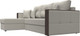 Миниатюра изображения товара Диван угловой Лига Диванов Валенсия Лайт левый / 125970L (рогожка амур бежевый)