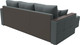 Миниатюра изображения товара Диван угловой Лига Диванов Валенсия Лайт левый / 125973L (рогожка амур серый)