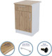 Миниатюра изображения товара Шкаф-стол кухонный Горизонт Мебель Настя 500 с ящиком (дуб вотан)