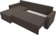 Миниатюра изображения товара Диван угловой Лига Диванов Верона Лайт левый / 125976L (рогожка амур коричневый)