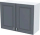 Миниатюра изображения товара Шкаф навесной для кухни Горизонт Мебель Настя 800 (графит софт)