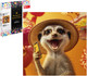 Миниатюра изображения товара Набор алмазной вышивки Феникс+ Веселый сурикат / 70834