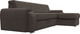 Миниатюра изображения товара Диван угловой Лига Диванов Лига-025 правый / 122888 (рогожка амур коричневый)