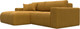 Миниатюра изображения товара Диван угловой Лига Диванов Лига-036 НПБ Классик левый / 127724L (велюр Brut 10 желтый)