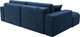 Миниатюра изображения товара Диван угловой Лига Диванов Лига-036 НПБ Классик левый / 127727L (велюр Brut 11 синий)