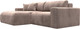 Миниатюра изображения товара Диван угловой Лига Диванов Лига-036 НПБ Классик левый / 127735L (велюр Tower 05 бежевый)