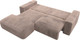 Миниатюра изображения товара Диван угловой Лига Диванов Лига-036 НПБ Классик левый / 127735L (велюр Tower 05 бежевый)