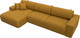 Миниатюра изображения товара Диван угловой Лига Диванов Лига-036 НПБ Классик Лонг левый / 127784L (велюр Brut 10 желтый)