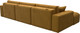 Миниатюра изображения товара Диван угловой Лига Диванов Лига-036 НПБ Классик Лонг левый / 127784L (велюр Brut 10 желтый)
