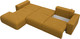Миниатюра изображения товара Диван угловой Лига Диванов Лига-036 НПБ Классик Лонг левый / 127784L (велюр Brut 10 желтый)