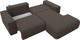 Миниатюра изображения товара Диван угловой Лига Диванов Лига-036 НПБ Классик правый / 124682 (рогожка амур коричневый)