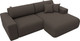 Миниатюра изображения товара Диван угловой Лига Диванов Лига-036 НПБ Классик правый / 124682 (рогожка амур коричневый)