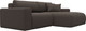 Миниатюра изображения товара Диван угловой Лига Диванов Лига-036 НПБ Классик правый / 124682 (рогожка амур коричневый)