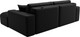 Миниатюра изображения товара Диван угловой Лига Диванов Лига-036 НПБ Классик правый / 127732 (экокожа Grifon 18 черный)