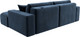 Миниатюра изображения товара Диван угловой Лига Диванов Лига-036 НПБ Классик правый / 127736 (велюр Tower 13 синий)