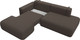 Миниатюра изображения товара Диван угловой Лига Диванов Лига-036 НПБ Модерн левый / 124698L (рогожка амур коричневый)