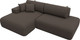 Миниатюра изображения товара Диван угловой Лига Диванов Лига-036 НПБ Модерн левый / 124698L (рогожка амур коричневый)