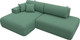 Миниатюра изображения товара Диван угловой Лига Диванов Лига-036 НПБ Модерн левый / 124699L (рогожка амур зеленый)