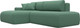 Миниатюра изображения товара Диван угловой Лига Диванов Лига-036 НПБ Модерн левый / 124699L (рогожка амур зеленый)