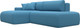 Миниатюра изображения товара Диван угловой Лига Диванов Лига-036 НПБ Модерн левый / 125473L (рогожка амур голубой)