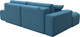 Миниатюра изображения товара Диван угловой Лига Диванов Лига-036 НПБ Модерн левый / 125473L (рогожка амур голубой)