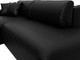 Миниатюра изображения товара Диван угловой Лига Диванов Лига-036 НПБ Модерн левый / 127772L (экокожа Grifon 18 черный)