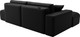 Миниатюра изображения товара Диван угловой Лига Диванов Лига-036 НПБ Модерн левый / 127772L (экокожа Grifon 18 черный)