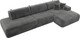 Миниатюра изображения товара Диван угловой Лига Диванов Лига-036 НПБ Модерн Лонг правый / 127757 (велюр Tower 10 серый)