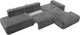 Миниатюра изображения товара Диван угловой Лига Диванов Лига-036 НПБ Модерн Лонг правый / 127757 (велюр Tower 10 серый)