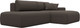 Миниатюра изображения товара Диван угловой Лига Диванов Лига-036 НПБ Модерн правый / 124698 (рогожка амур коричневый)