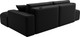 Миниатюра изображения товара Диван угловой Лига Диванов Лига-036 НПБ Модерн правый / 127772 (экокожа Grifon 18 черный)