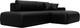 Миниатюра изображения товара Диван угловой Лига Диванов Лига-036 НПБ Модерн правый / 127772 (экокожа Grifon 18 черный)