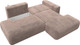 Миниатюра изображения товара Диван угловой Лига Диванов Лига-036 НПБ Модерн правый / 127775 (велюр Tower 05 бежевый)