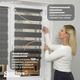 Миниатюра изображения товара Рулонная штора Sundays Home ДН LB 111-10 57х160 (графитовый)